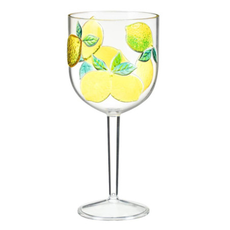 Verre a vin citron