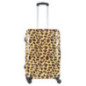 Valise abs/pc 67 cm leopard