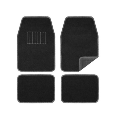 Jeu de 4 tapis reversible moquet