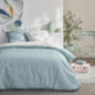 Parure bicolore 240x220 bleue