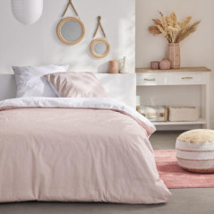 Parure bicolore 240x220 rose