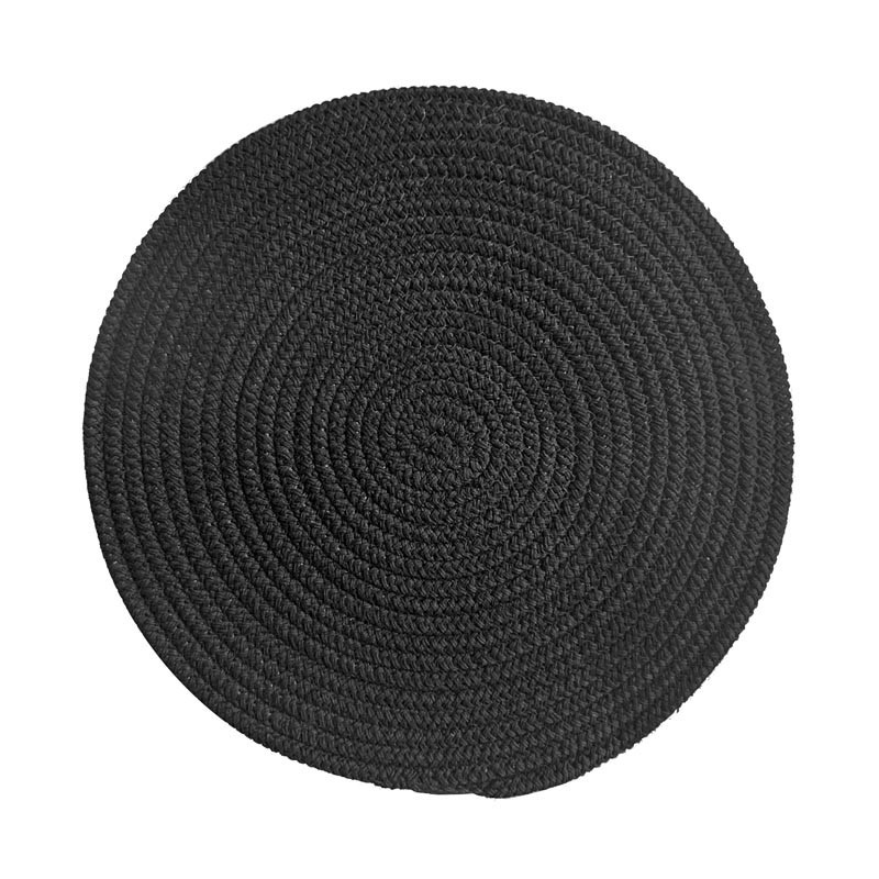 Set de table rond tisse coton x2