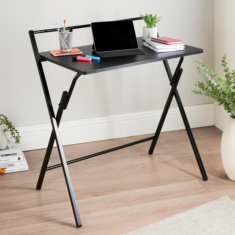 Bureau pliant noir