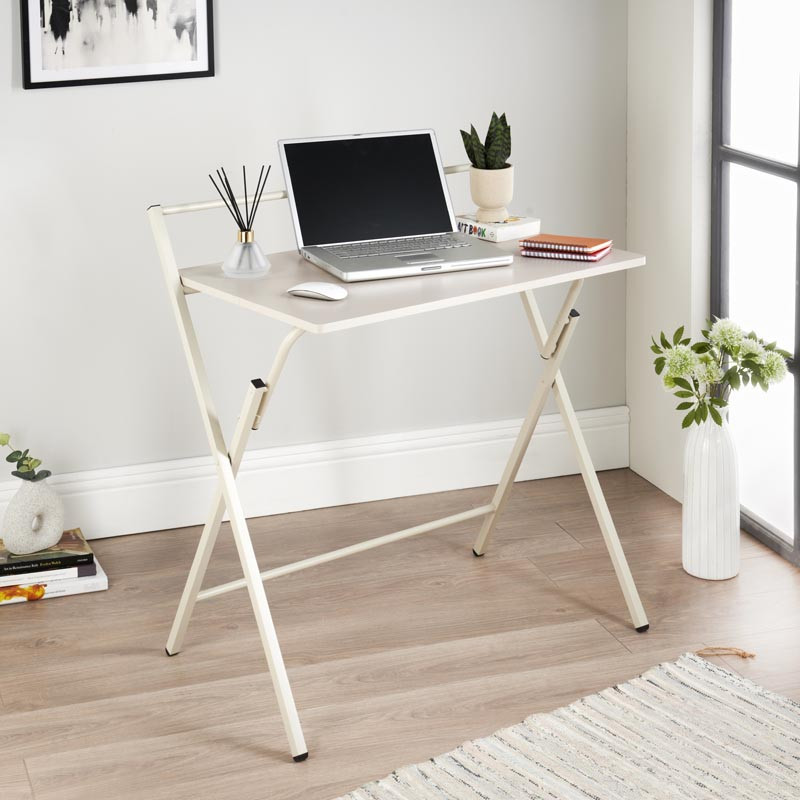 Bureau pliant creme