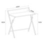 Bureau pliant creme