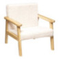 Fauteuil enfant creme