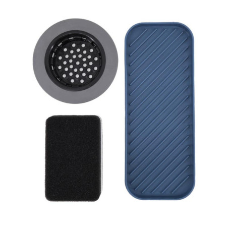 Set de 3 accessoires evier