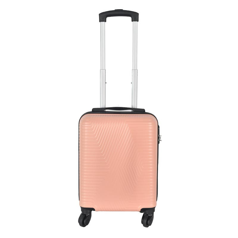 Valise cabine abs 47 cm rose cla