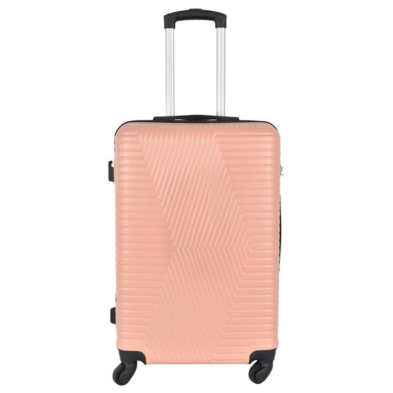 Valise abs 67 cm rose clair