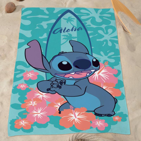 Drap de plage lilo&stitch