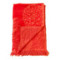 Drap plage velours jacquard uni