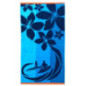 Drap plage velours jacquard