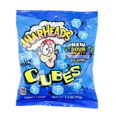 Warheads bonbon framboise bleue