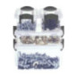 Lot mini boites clip assorti