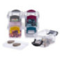 Lot mini boites clip assorti