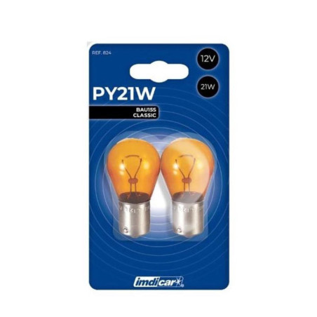 Ampoule monofil ambre 21w x2