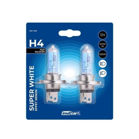 Ampoules h4 superwhite x2