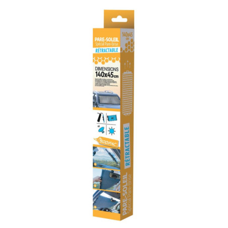 Pare-soleil eventail 140x44