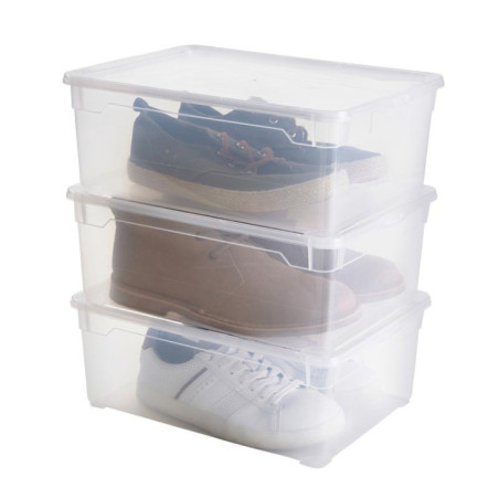 Lot x3 rangement plastique 10l