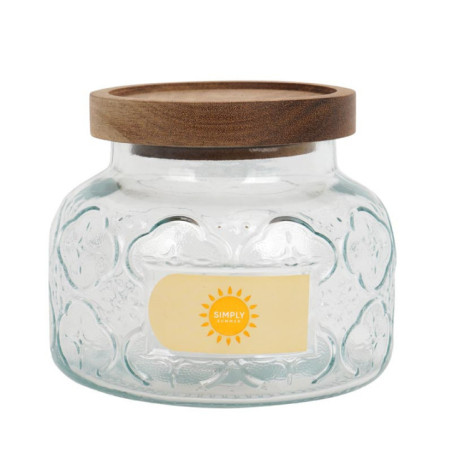 Bocal en verre 0.7l + couvercle