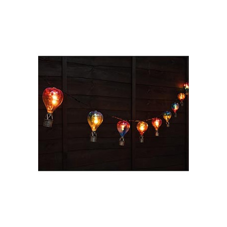 Guirlande solaire mongolfieres