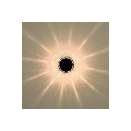 Applique fleur murale solaire