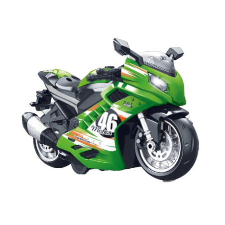 Moto friction sonore et lumiere