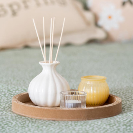 Plateau diffuseur et bougie