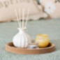 Plateau diffuseur et bougie