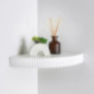 Etagere d angle blanc