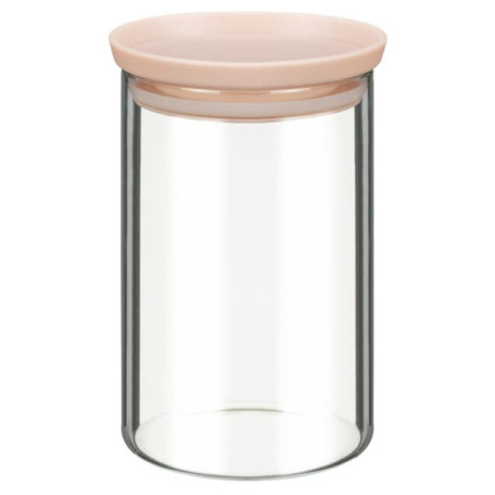 Moyen bocal couvercle rose