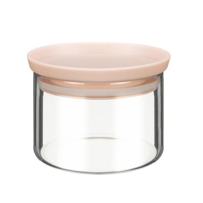 Petit bocal couvercle rose