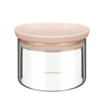 Petit bocal couvercle rose