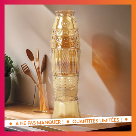 Set de 4 verres forme poisson