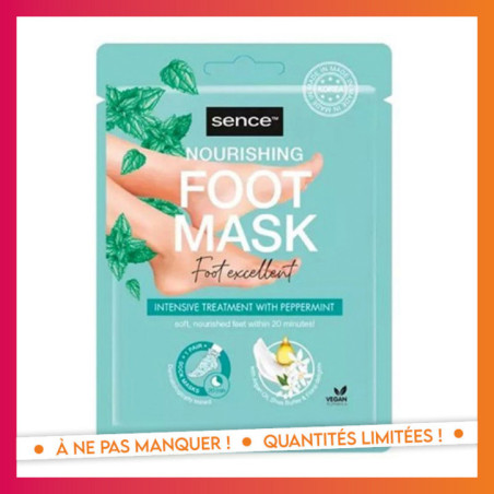 Masque pieds nourrisant menthe