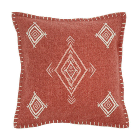 Coussin brode geo 40x40cm