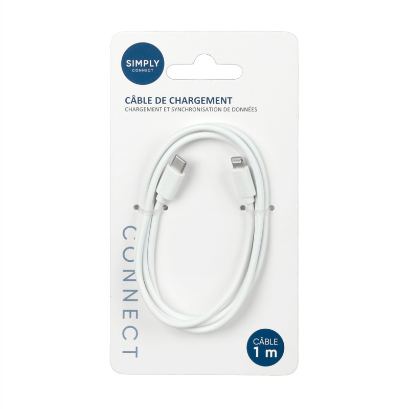 Cable type c to lightning 1 m