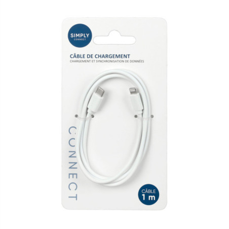 Cable type c to lightning 1 m