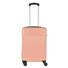 Valise cabine abs 57cm rose