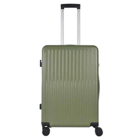 Valise abs 67 cm vert bouteille