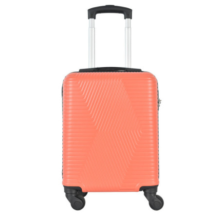 Valise cabine abs 47 cm rose par
