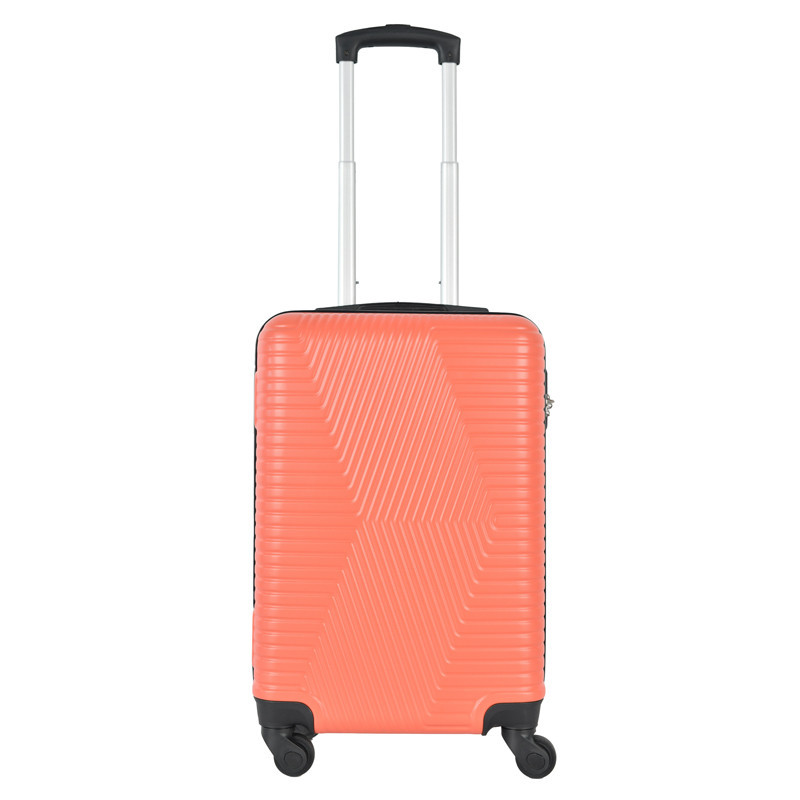 Valise cabine abs 57 cm rose