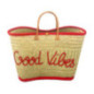Panier de plage good vibes 30x56