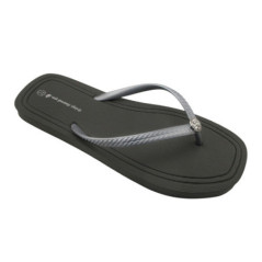 Tong carre avec bijou - silver