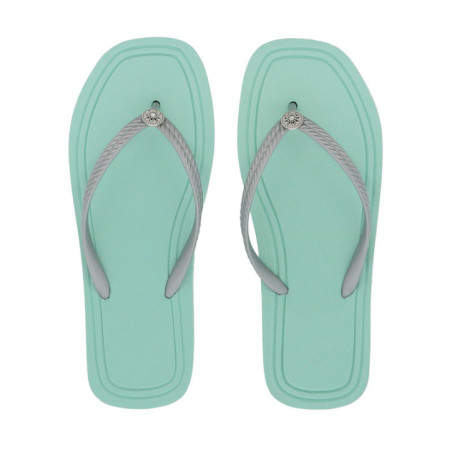 Tong carre avec bijou - celadon