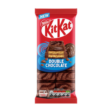 Tablette double chocolat 99g