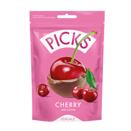 Cerise enrobee chocolat lait 90g