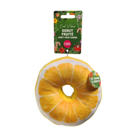 Jouet donut fruit pour chien