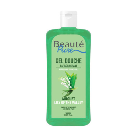 Beaute pure gel douche 1l muguet